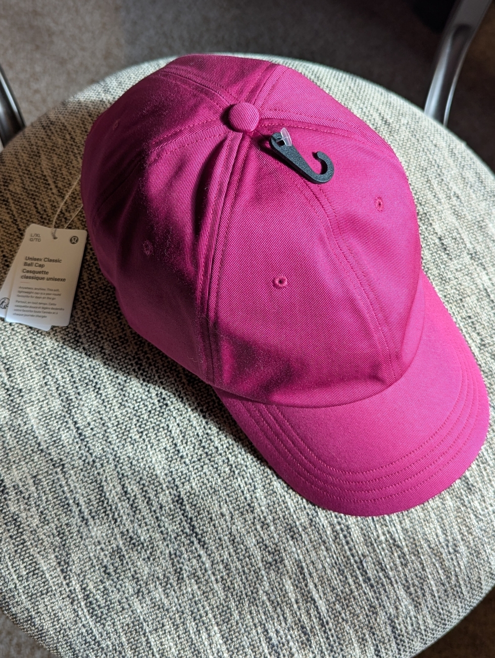 Lululemon Classic Ball Cap Unisex Cotton Twill Berry Rumble Sz L/XL